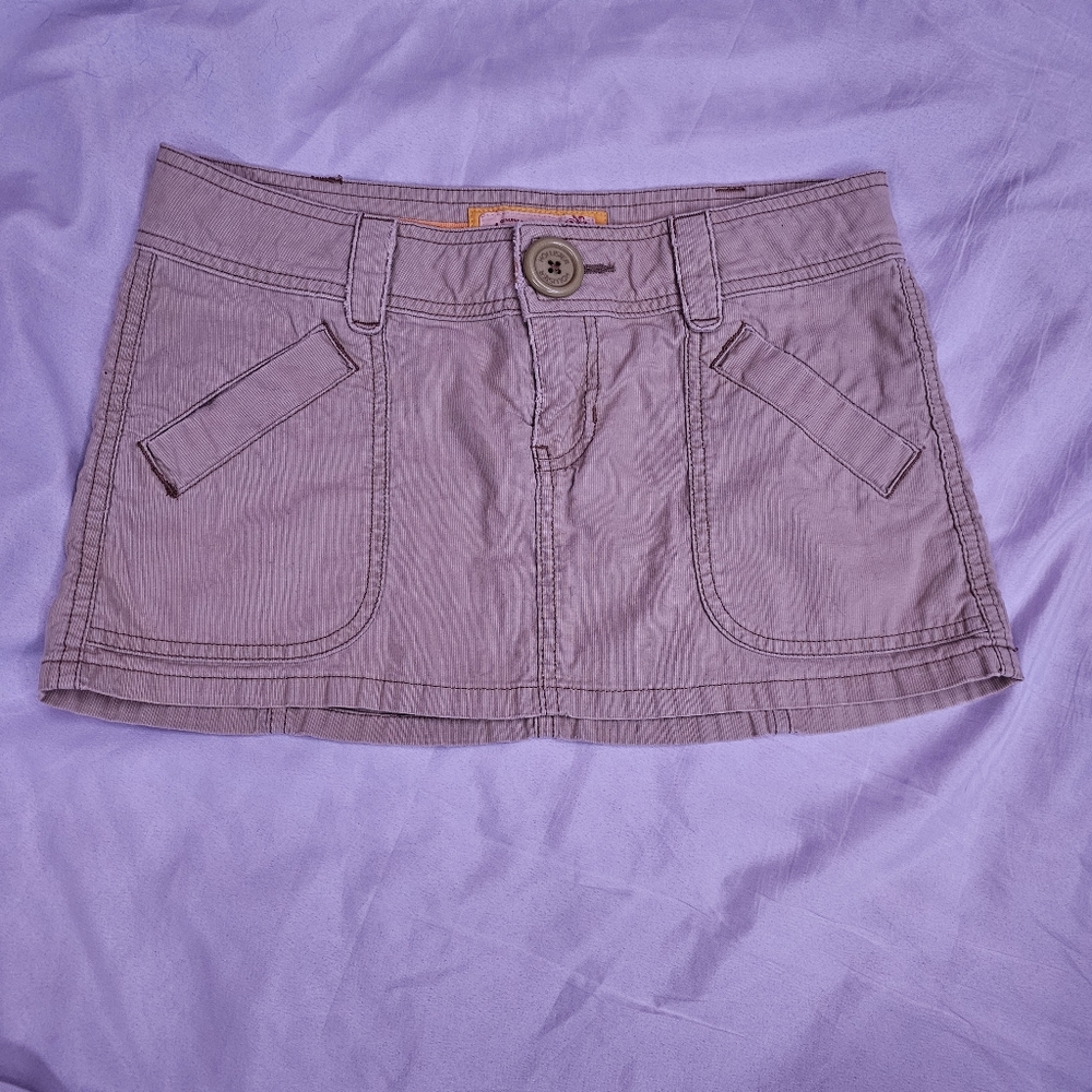 Small Khaki Miniskirt